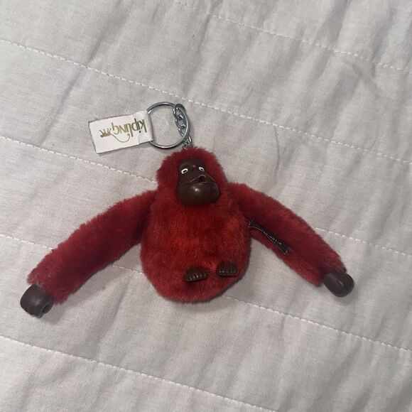 Kipling Small Vibrant Red Nylon Crossbody Bag - Picture 13 of 14